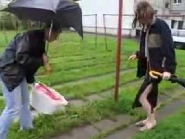 Russian mature housewife with young boy