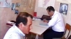 French Nana fucked by a guy and his teacher