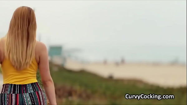 Busty blonde on roller blades wants dick