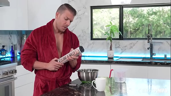 Stepdaughter Leana Lovings uses her Big Tits to Help Stepdad Codey Steele Clone His Willy