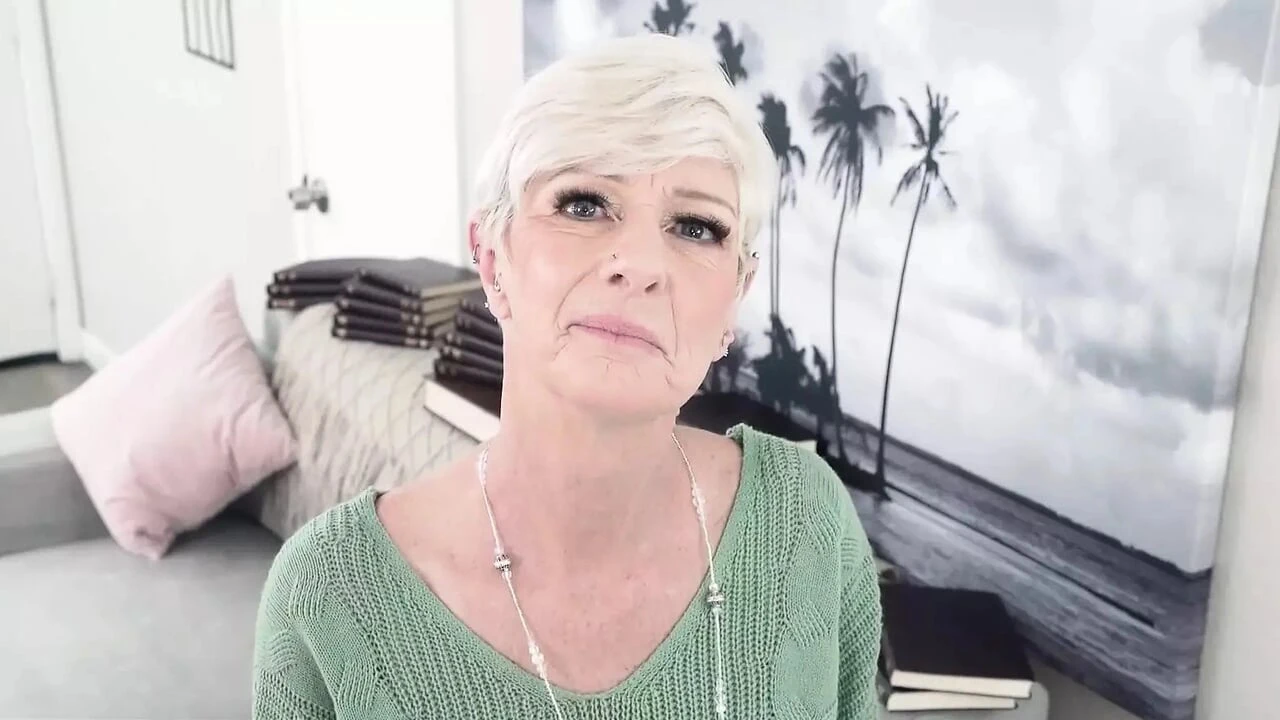 Step-grandson Accidentally Catches His Step-nana Masturbating Wildly With A Huge Sex Toy – PervNana